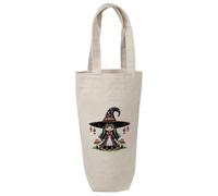 Azeeda 'Cute Witch' Cotton Wine Bottle Gift/Travel Bag (BL00050813)
