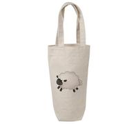 Azeeda 'Cute Woolly Sheep' Cotton Wine Bottle Gift/Travel Bag (BL00042657)