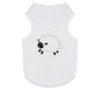 Azeeda 'Cute Woolly Sheep' Pet Dog/Cat T-Shirt, S (PT00158537)