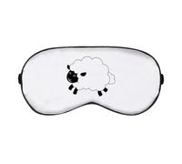 Azeeda 'Cute Woolly Sheep' Sleep/Travel Eye Mask (EY00031012)