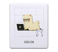 Azeeda 'Cute Working Alpaca Wearing Glasses' Sliding Puzzle (PZ00039937)