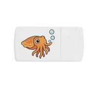 Azeeda 'Cuttlefish Blowing Bubbles' Pill Box with Tablet Splitter (PI00038710)
