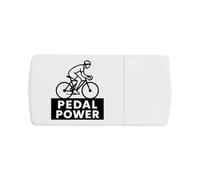 Azeeda 'Cycling Pedal Power' Pill Box with Tablet Splitter (PI00036305)