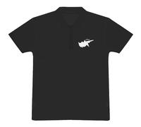 Azeeda 'Cyprus Country' Adult Polo Shirt/T-Shirt (L, Black) (PL00132146)