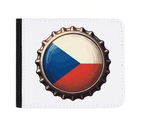 Azeeda 'Czech Republic Bottle Cap' Slim Wallet/Cardholder (WL00040170)