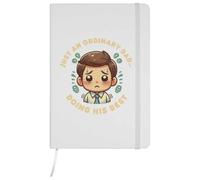 Azeeda 'Dad Doing His Best' Ruled Notebook - White, A5 (NB00099779)