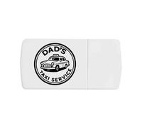Azeeda 'Dad's Taxi Service' Pill Box with Tablet Splitter (PI00036141)