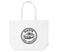 Azeeda 'Dad's Taxi Service' Tote Shopping Bag For Life (BG00084548)