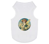 Azeeda 'Daffodil Garden Fairy' Pet Dog/Cat T-Shirt, L (PT00160103)