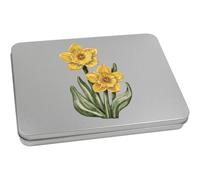 Azeeda 'Daffodils in Bloom' Storage Tin - 220mm (TT00345436)