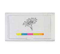 Azeeda 'Daisy Botanical Sketch' Sticky Note Ruler Pad (ST00043837)