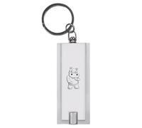 Azeeda 'Dancing Hippo' LED Keyring Torch (KT00039835)