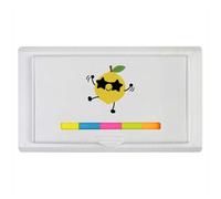 Azeeda 'Dancing Lemon' Sticky Note Ruler Pad (ST00044421)