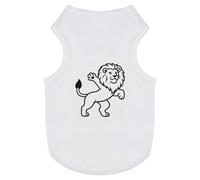 Azeeda 'Dancing Lion' Pet Dog/Cat T-Shirt, M (PT00179022)