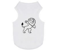 Azeeda 'Dancing Lion' Pet Dog/Cat T-Shirt, S (PT00179021)