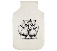 Azeeda 'Dancing Rats' Hot Water Bottle Cover (HW00050316)