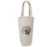 Azeeda 'Dandelion Clock' Wine Bottle Bag - Natural (BL00052354)