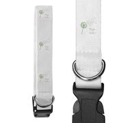 Azeeda 'Dandelion Wishes' Dog Collar - White, L (PR00083002)