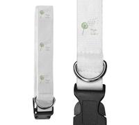 Azeeda 'Dandelion Wishes' Dog Collar - White, S (PR00083001)