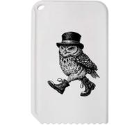 Azeeda 'Dapper Owl Walking in Boots' Plastic Ice Scraper (IC00051995)