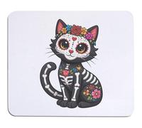 Azeeda 'Day of the Dead Cat' Mouse Mat/Desk Pad (MO00048602)