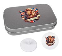 Azeeda 'Dear Old Blighty British Lion' Golf Markers Gift Set (GO00096327)