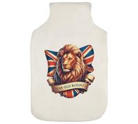 Azeeda 'Dear Old Blighty British Lion' Hot Water Bottle Cover (HW00050319)