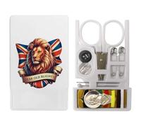 Azeeda 'Dear Old Blighty British Lion' Mini Travel Sewing Kit (SE00047726)