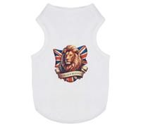 Azeeda 'Dear Old Blighty British Lion' Pet Dog/Cat T-Shirt, XS (PT00189636)