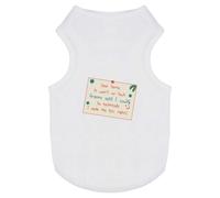Azeeda 'Dear Santa, Granny Said I Could' Pet Dog/Cat T-Shirt, S (PT00143593)