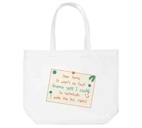 Azeeda 'Dear Santa, Granny Said I Could' Tote Shopping Bag For Life (BG00080963)