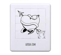 Azeeda 'Decorative Heart' Sliding Puzzle (PZ00040379)