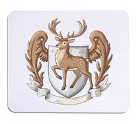 Azeeda 'Deer Coat of Arms' Mouse Mat/Desk Pad (MO00044234)