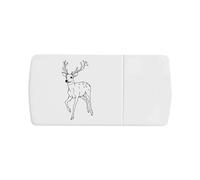 Azeeda 'Deer with Majestic Antlers' Pill Box with Tablet Splitter (PI00039910)