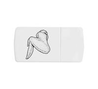Azeeda 'Delicious Cooked Chicken Wing Appetizer' Pill Box with Tablet Splitter (PI00038538)