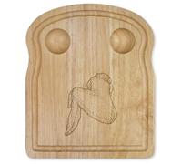 Azeeda 'Delicious Cooked Chicken Wing Appetizer' Wooden Breakfast Board (WB00093184)