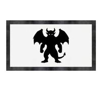 Azeeda 'Demon Silhouette' Pet Feeding Mat (PM00037114)