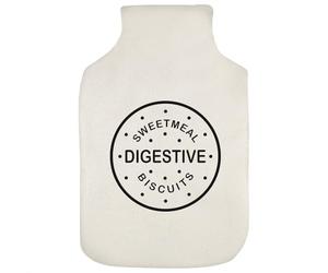Azeeda 'Digestive Biscuit' Hot Water Bottle Cover (HW00049423)