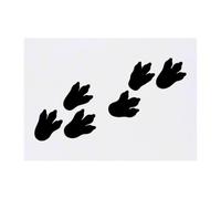 Azeeda 'Dinosaur Foot Prints' Temporary Tattoo - A6 (TO00107803)