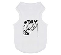 Azeeda 'DIY Man Home Improvement' Pet Dog/Cat T-Shirt, M (PT00168698)