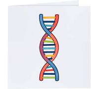 Azeeda 'DNA Double Helix' Blank Greeting Card (GC00092101)