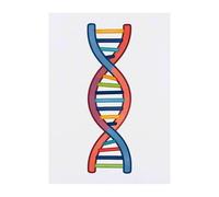 Azeeda 'DNA Double Helix' Temporary Tattoo - Water Resistant, Skin-Safe, Non-Toxic Transfer (TO00100877)