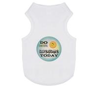 Azeeda 'Do Something Awesome Today' Pet Dog/Cat T-Shirt, L (PT00190079)