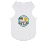 Azeeda 'Do Something Awesome Today' Pet Dog/Cat T-Shirt, S (PT00190077)