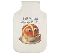 Azeeda 'Does My Bun Look Big in This' Hot Water Bottle Cover (HW00043772)