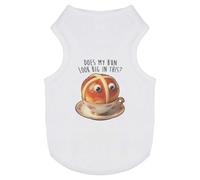 Azeeda 'Does My Bun Look Big In This' Pet Dog/Cat T-Shirt, XS (PT00163312)