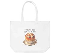 Azeeda 'Does My Bun Look Big In This' Tote Shopping Bag For Life (BG00085492)