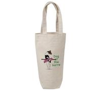 Azeeda 'Dog At The Barre' Cotton Wine Bottle Gift/Travel Bag (BL00047129)