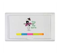 Azeeda 'Dog at The Barre' Sticky Note Ruler Pad (ST00044383)