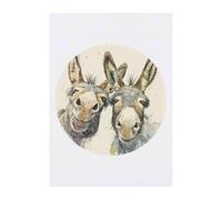 Azeeda 'Donkey Couple' Temporary Tattoo - Water Resistant, Skin-Safe, Non-Toxic Transfer (TO00106007)